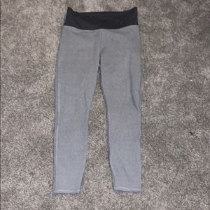 gray fabletics leggings